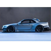 Kyosho 1/18 Nissan Skyline GT-R R34 Khyzyl Saleem Matte Grey