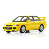 Kyosho KSR43120Y 1/43 Mitsubishi Lancer Evolution III Yellow Resin Model Car