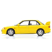 Kyosho KSR43120Y 1/43 Mitsubishi Lancer Evolution III Yellow Resin Model Car