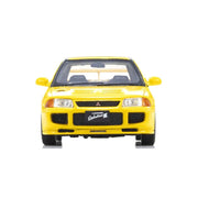 Kyosho KSR43120Y 1/43 Mitsubishi Lancer Evolution III Yellow Resin Model Car