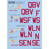Kits-World 72031 1/72 Avro Lancaster B.I/IIIB 424 Victorious Virgin RF128 QB-V Fanlight Fanny LL785 WS-F Mk.X  NAN KB840 WL-N, No Not Now KB872 SE-N