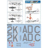 Kits World 132119 1/32 Scale Boeing Flying Fortress (Mk.III) RAF Coastal Command Decal Set