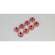 Kyosho 1-N4045F-R Nut (M4X4.5) Flanged (Steel/ Red/8pcs)