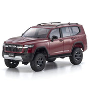 Kyosho 1/24 Mini-Z Toyota Land Cruiser 300 GR Sport Dark Red Mica Metallic 4x4 MX-01 Readyset