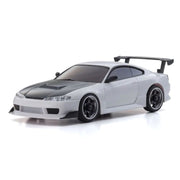 Kyosho Mini-Z Nissan Silvia S15 Equipped with GT Wing White AWD MA-020 Readyset 32647W