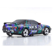 Kyosho Mini-Z HKS Skyline (R32 GT-R) 1993 #87 AWD MA-020 Readyset 32652HK