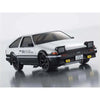 Kyosho First Mini-Z Initial D Toyota Sprinter Trueno AE86 RC Car (White/Black)