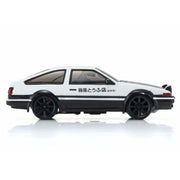 Kyosho First Mini-Z Initial D Toyota Sprinter Trueno AE86 RC Car w/Carbon (White/Black)