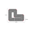 Kyosho 87033 Mini-Z Grand Prix Circuit 30 Short 48 mats