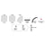 Kyosho Mini-Z Carpet Track 50 Additional Corner (4pcs)