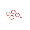 Kyosho EZW003R Alum Wheel Cover Red (4)