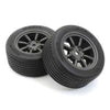 Kyosho FATH706BKM Premounted TC Tyre M on 8 Spoke Watanabe Wheel Black 2pc