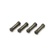 Kyosho IFW401B Sp Aluminum Radio Post (Gunmetal/4pcs/Mp
