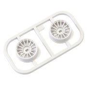 Kyosho MDH100W-N25 Multi Wheel Narrow / Offset 2.5 (White / Awd / 2pcs.)