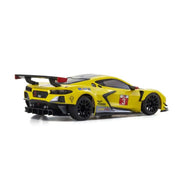 Kyosho ASC MR-03W-MM ASC Chevrolet Corvette C8.R RC Body Shell Corvette Racing Yellow MZP244Y