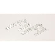 Kyosho OT214S Front Side Plate Silver 2pcs (Optima)