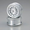 Kyosho TRH111SM Wheel (2pcs/Silver Metallic/Drt)