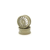 Kyosho VZH003G Wheel (15-Spoke/Gold/24mm/2pcs)
