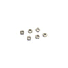 Kyosho W0144GM Aluminum Collar (3X7X2mm/Gunmetal/6pcs)