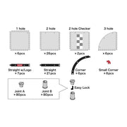 Kyosho Mini-Z Carpet Track 50 Basic Set (40pcs)