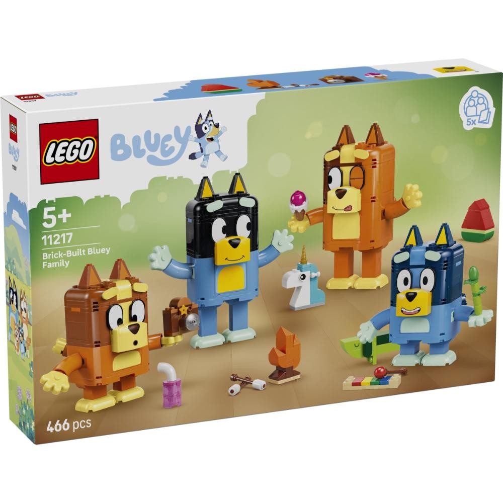 LEGO Brick-Built Bluey Family