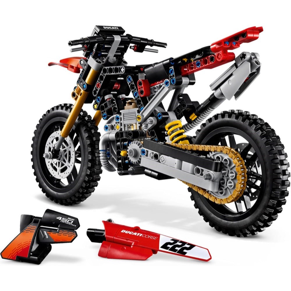 Lego Ducati Desmo450 MX Factory Motorcycle
