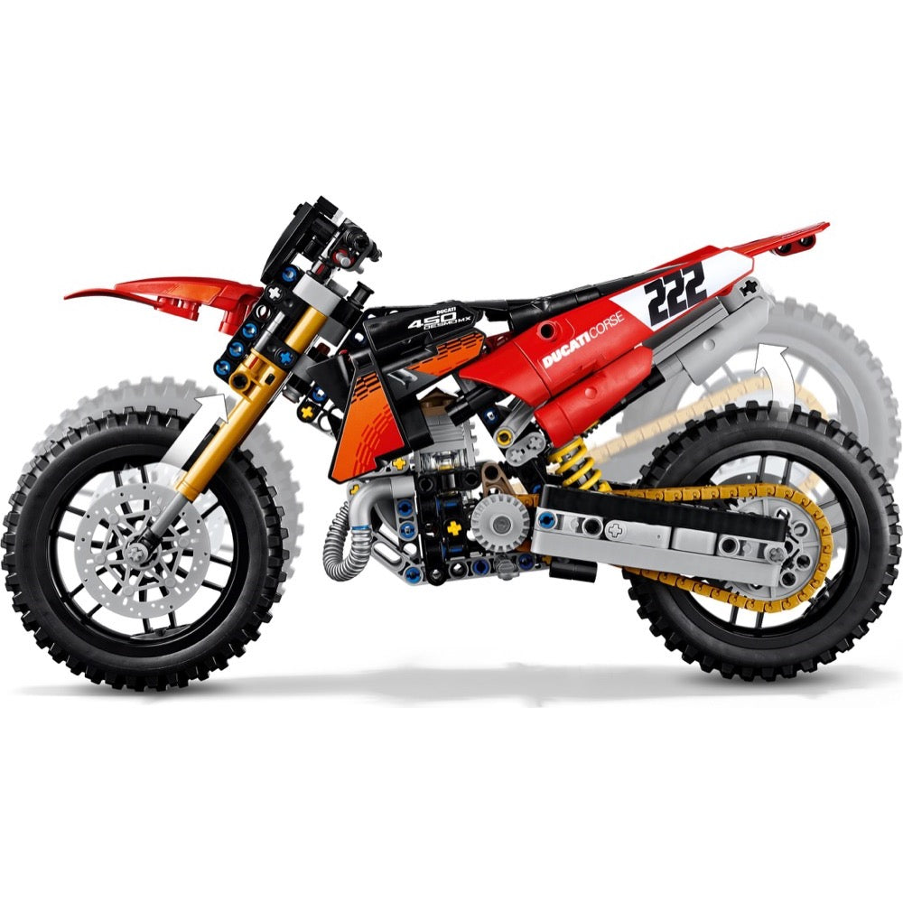 Lego Ducati Desmo450 MX Factory Motorcycle