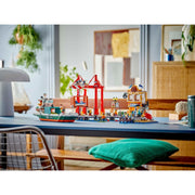 LEGO 60422 City Seaside Harbor with Cargo Ship