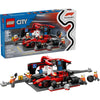 LEGO 60443 City F1 Pit Stop & Pit Crew with Ferrari