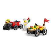 LEGO 60458 City Pizza vs. Fire Truck Race Car Pack