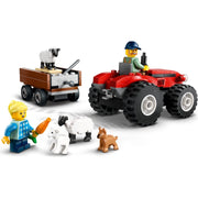 LEGO 60461 City Red Farm Tractor with Trailer & Sheep