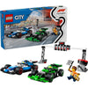 Lego 60474 City F1 Grid with VCARB & Sauber Race Cars