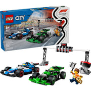 Lego 60474 City F1 Grid with VCARB & Sauber Race Cars