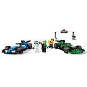 Lego 60474 City F1 Grid with VCARB & Sauber Race Cars