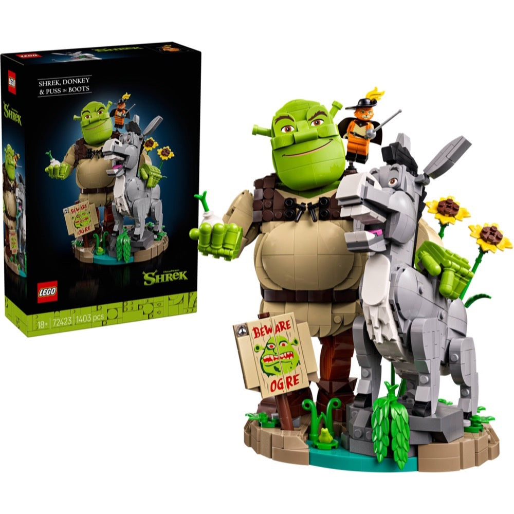 Lego Shrek, Donkey & Puss in Boots