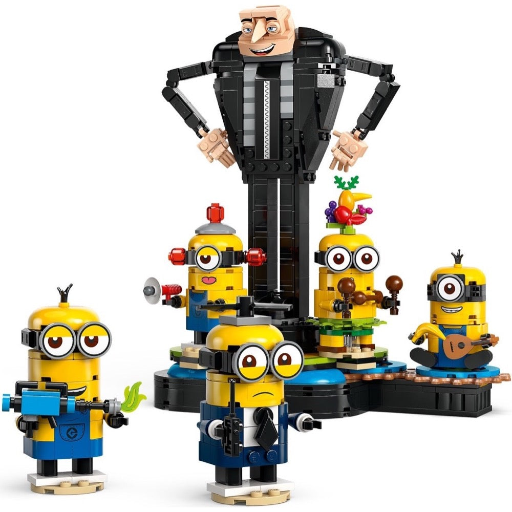 75582 LEGO 75582 Despicable Me 4 Brick-Built Gru and Minions – Metro Hobbies