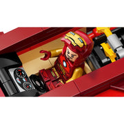 LEGO 76310 Super Heroes Marvel Iron Man Car & Black Panther vs. Red Hulk