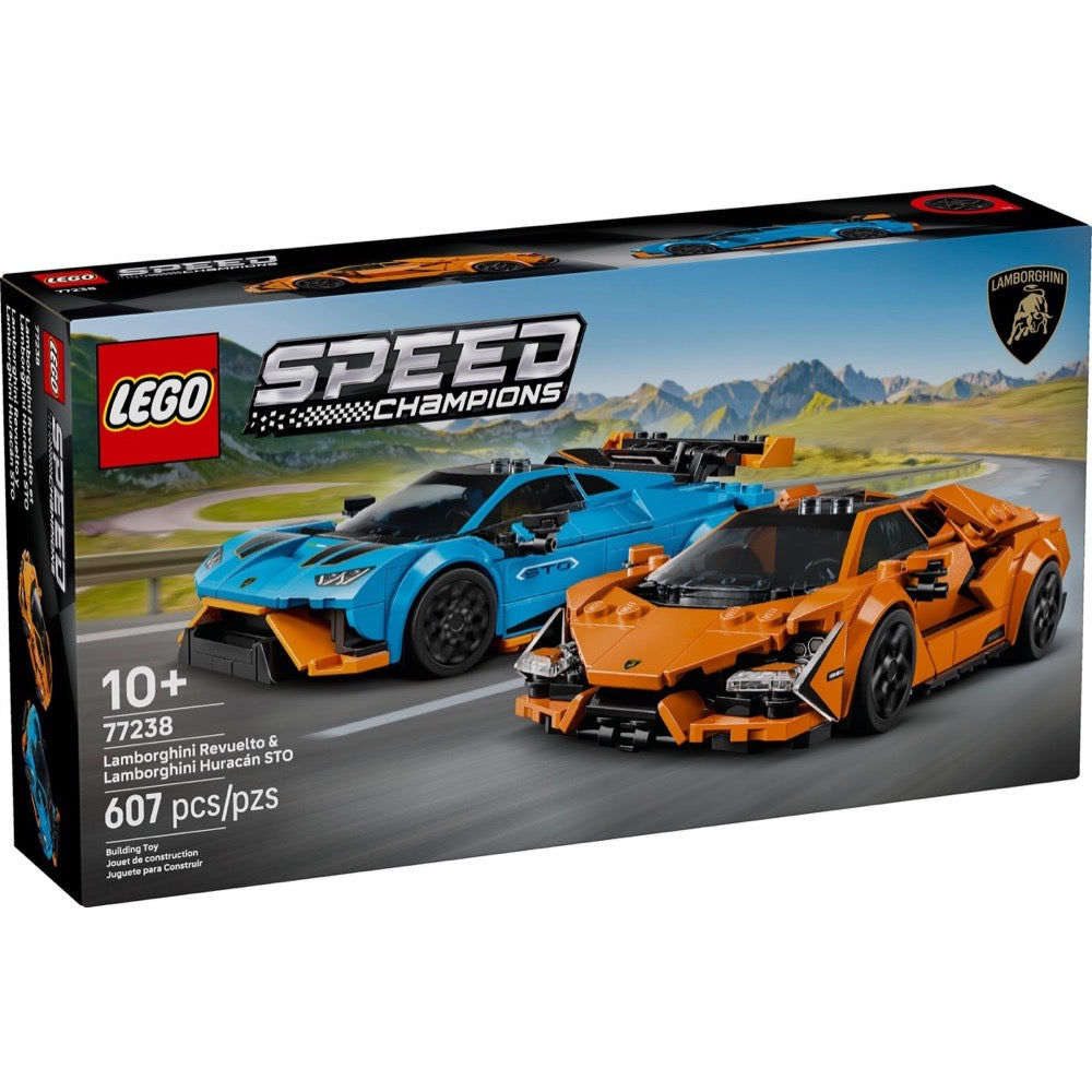 LEGO 77238 Speed Champions Lamborghini Revuetto & Huracan STO