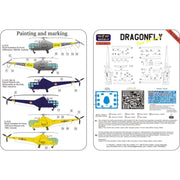 LF Models PE7263 1/72 Dragonfly Over The World Australian Decals