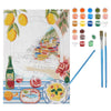 La La Land Paint By Numbers Kit Italian Summer Window