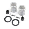 Losi 2.6in Black Wheels with Beadlock Ring 2pcs LMT 2.0 LOS-1816