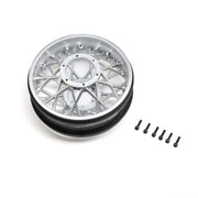 Losi 2305 Satin Chrome Rear Wheel Set ProMoto SM