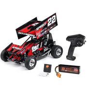 Losi 1/10 22S Sprint 2WD Brushless RTR Combo with Battery & Charger Red LOS2359