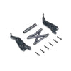 Losi Mini LMT Wheelie Bar Set, Black