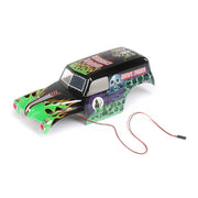 Losi LOS210044 Grave Digger Painted Body Set Mini LMT