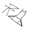 Losi LOS230028 Roll Cage Roof Front- Rock Rey