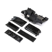 Losi LOS231109 Rear Bulkhead Fan Panel and Mud Guard Baja Rey 2.0