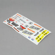 Losi LOS239001 Fluorescent Yellow Decal Sheet- Rock Rey