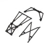 Losi LOS241044 Black Rear Cage and Hoop Bars LMT