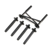 Losi LOS241050 Black Rear Body Support and Body Posts LMT